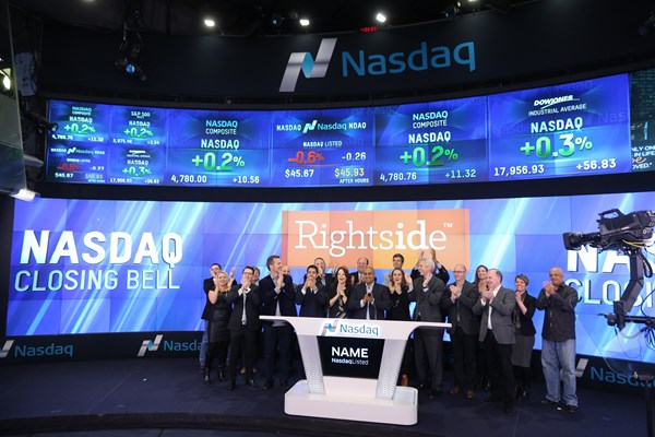 Rightside Group Closing Bell Ceremony