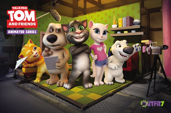 "Talking Tom and Friends" Series to Debut on New YouTube Kids App