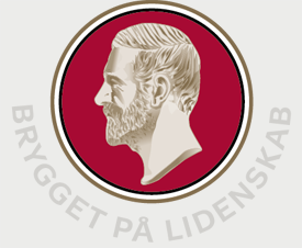 The Jacobsen emblem with founder JC Jacobsen