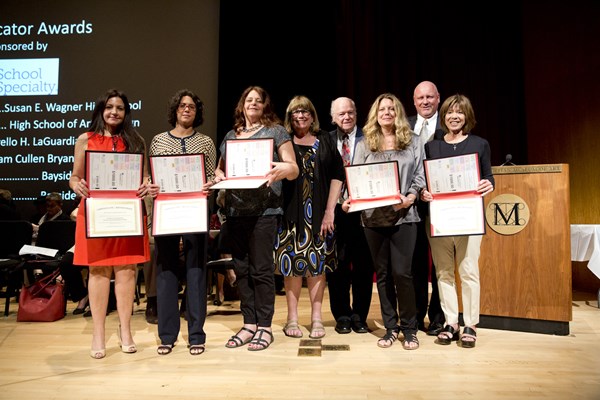 2015 School Art League Educator Awardees