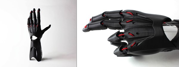 K-1 3D printed hand design from 3D Systems