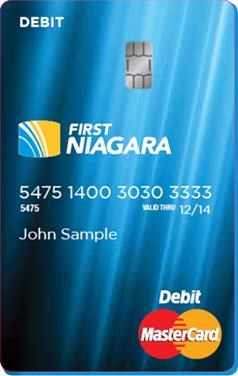 First Niagara's chip and pin debit card