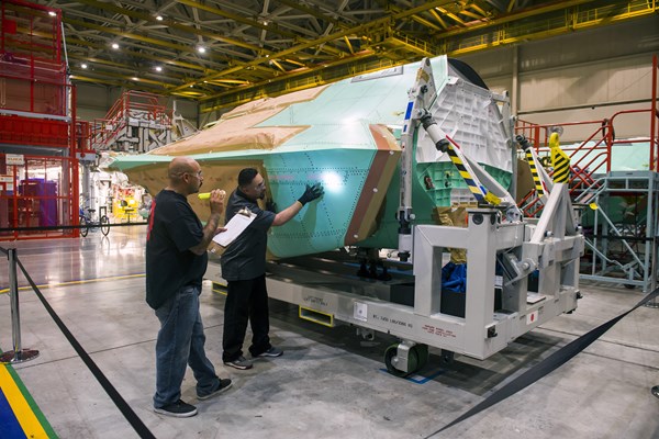 AX-5 Center Fuselage � Final Quality Inspection
