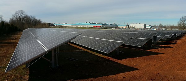 GM Bowling Green Corvette Assembly Facility 850kW Solar Array