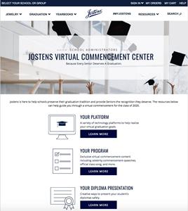 Jostens introduces free “Virtual Commencement” programs to help high schools and colleges celebrate graduation amidst COVID-19 closures