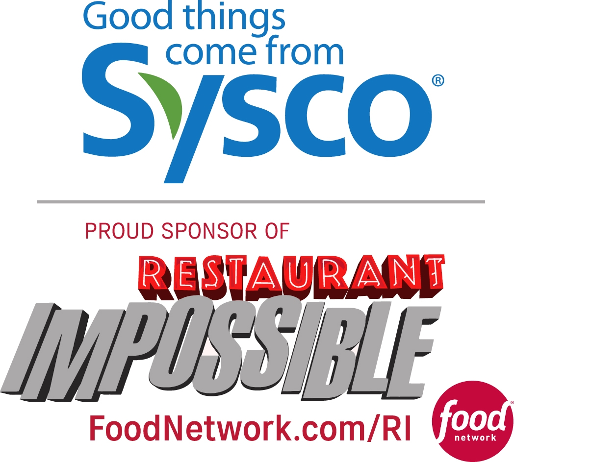 Sysco/Food Network vertical logo