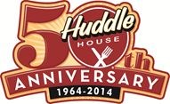Huddle House 50th logo