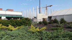 Paper machine building in Metsa Tissue Krapkowice mill