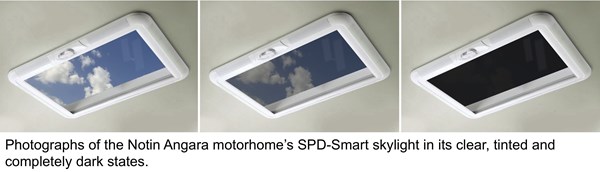 SPD-Smart Motorhome Skylight 
