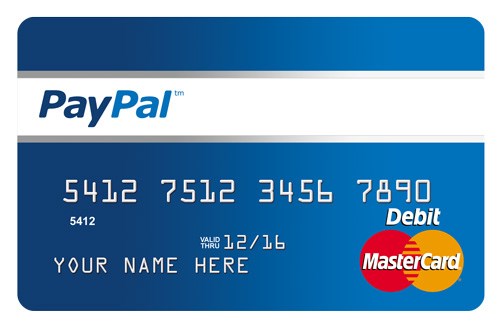 Photo Release -- The PayPal Prepaid MasterCard is Now