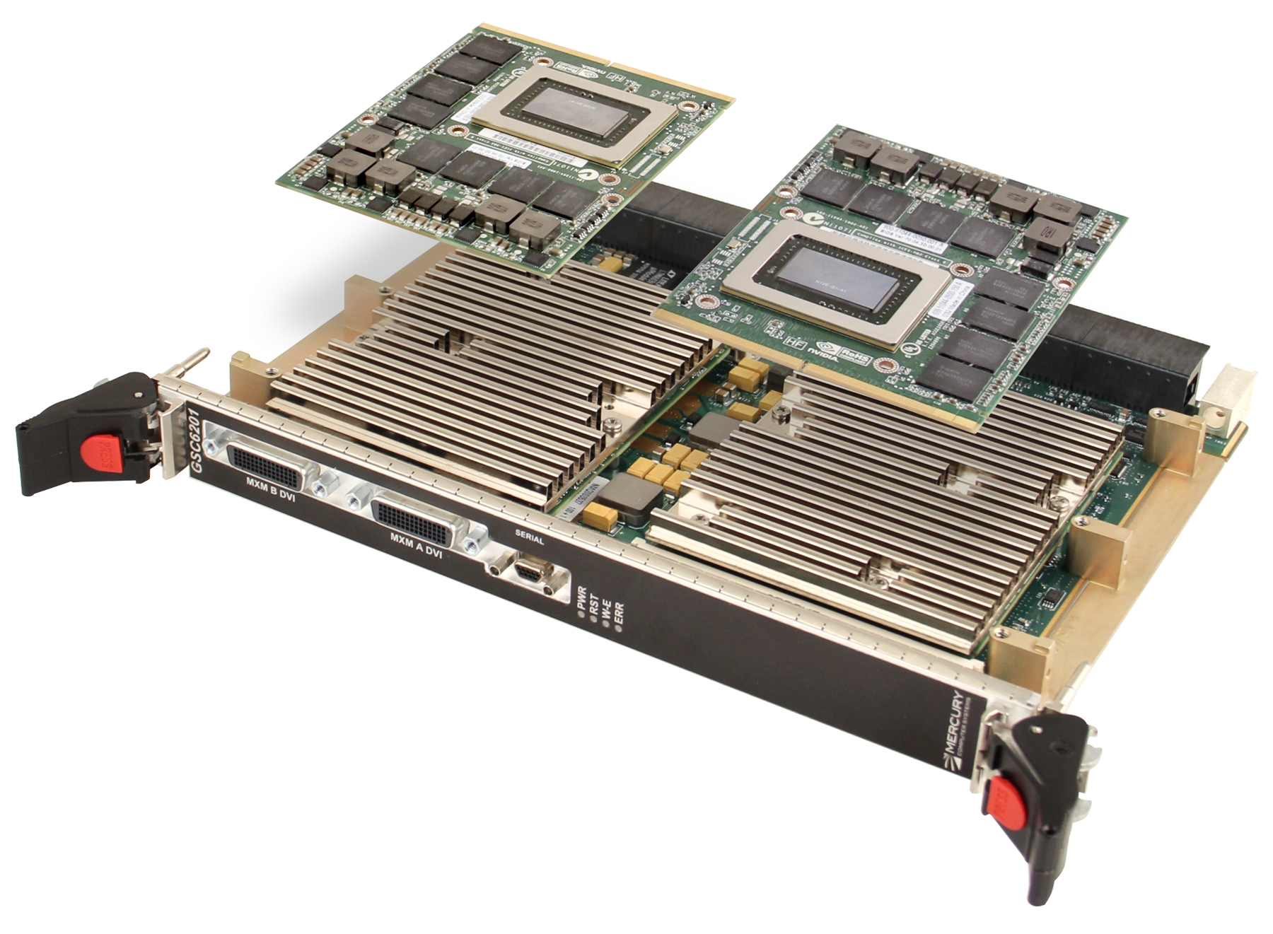 Mercury's GSC6201 OpenVPX GPGPU Carrier Card with StreamDirect(TM)