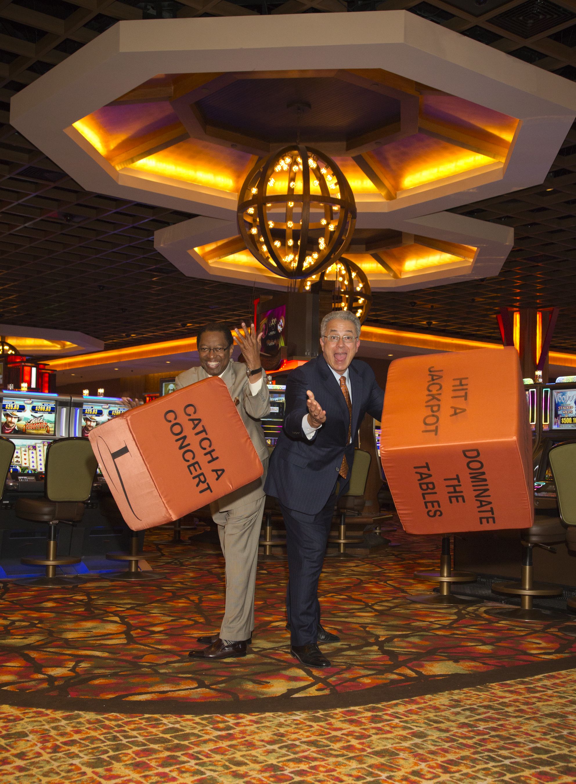 L'Auberge Casino & Hotel Ceremonial dice throw