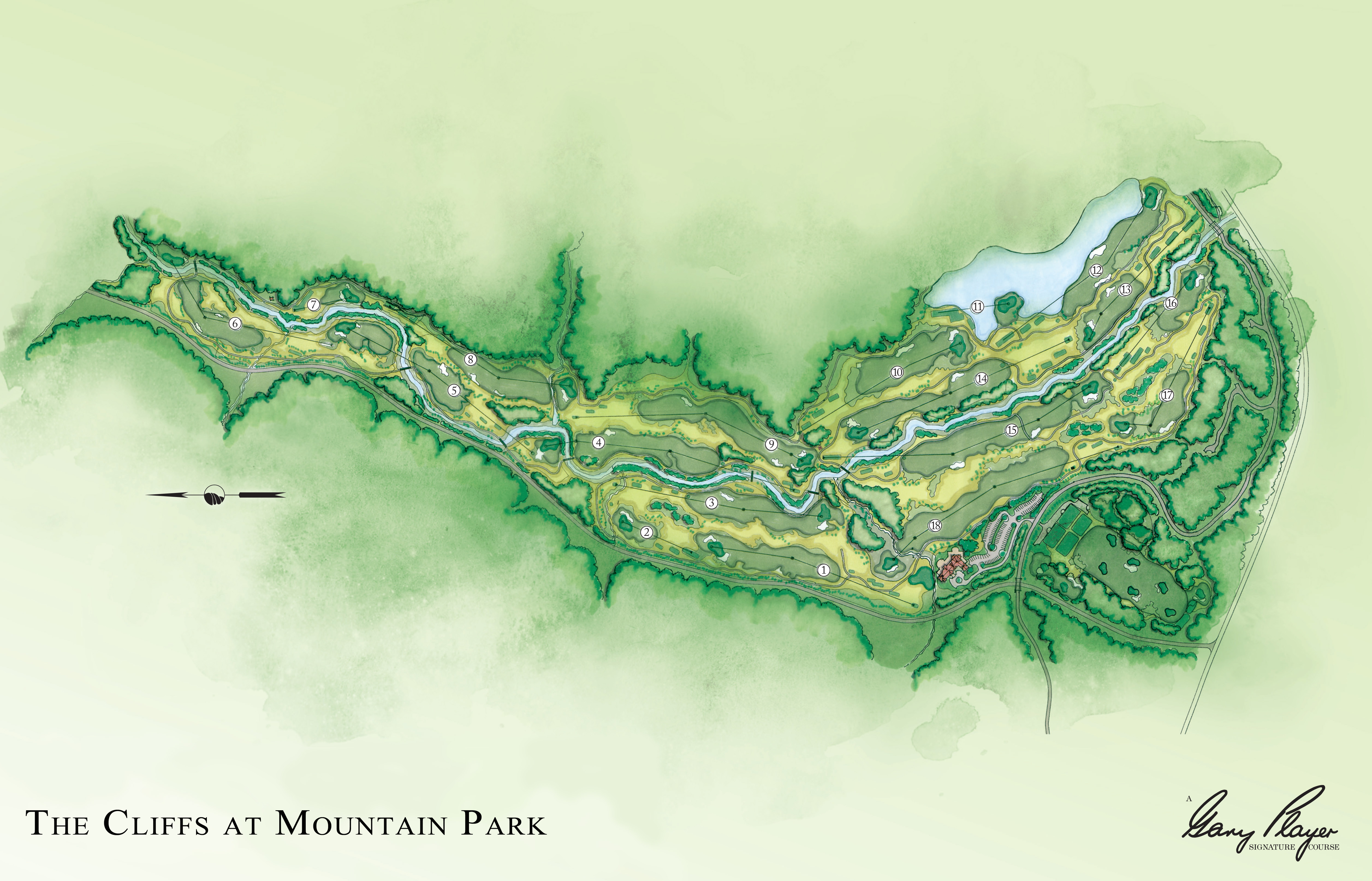 Gary Player Signature Course Routing