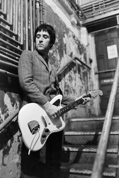 Johnny Marr With Signature Jaguar