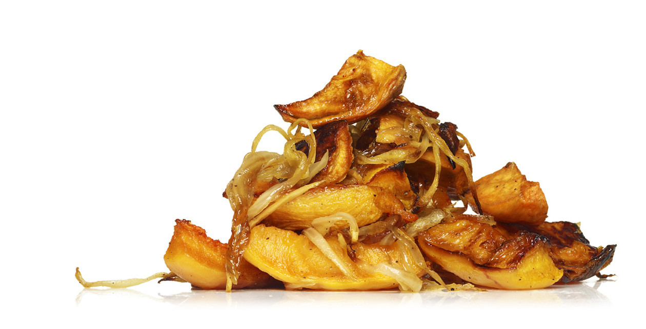 Gingered Butternut Squash and Sweet Potatoes