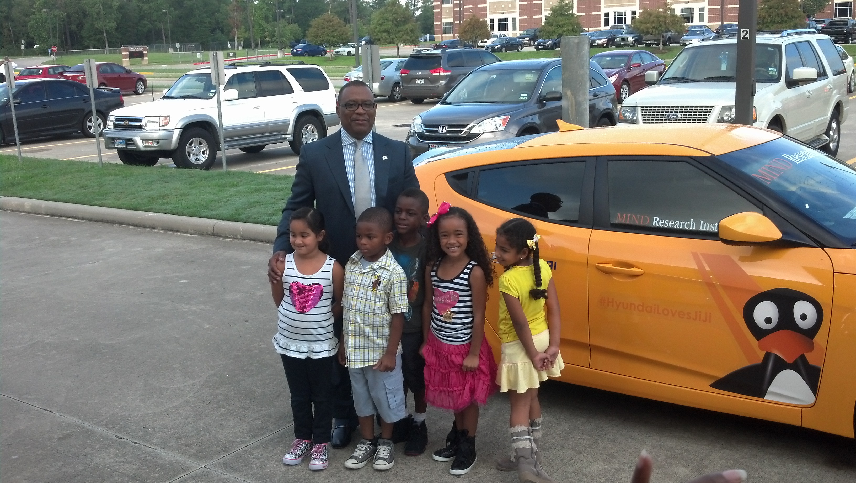 Spring students doing ST Math