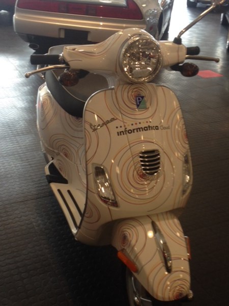 Informatica To Give Away Customized Vespa Scooter at Dreamforce 2013