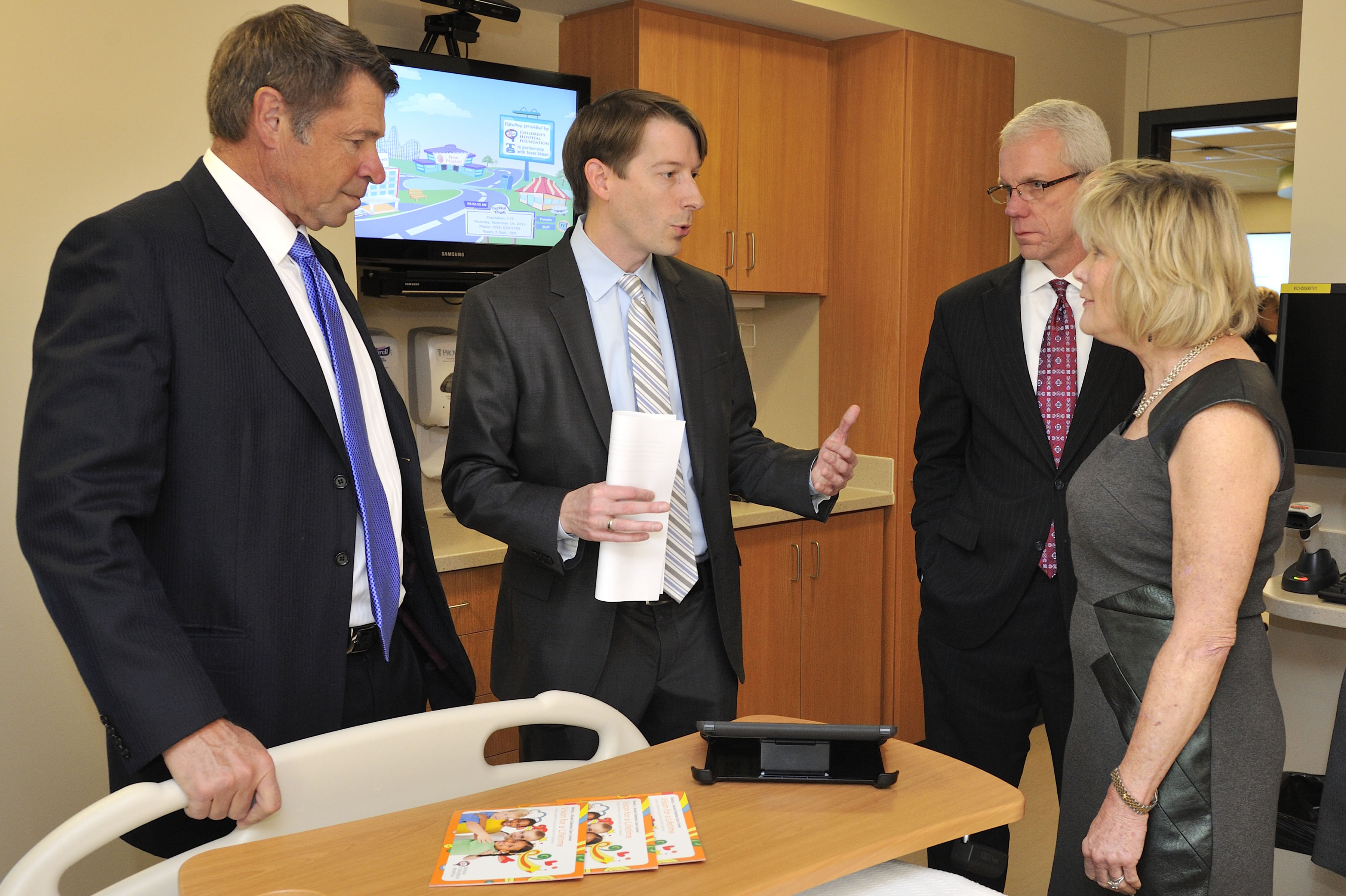 Learning about the new technology available to children with diabetes