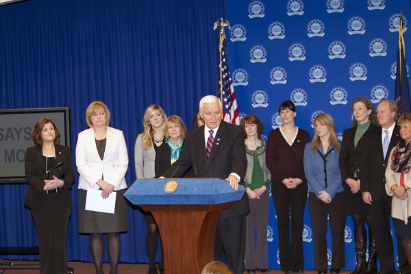 Gov. Corbett group