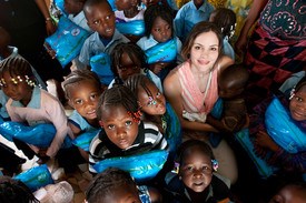 Katharine Mcphee in Burkina Faso