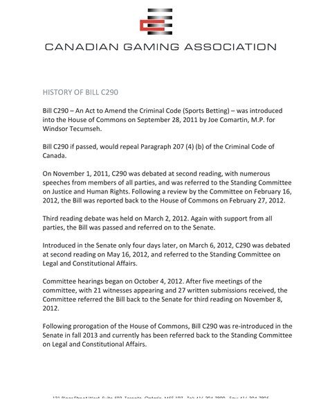 History of Bill C290 Nov 2014-page-001