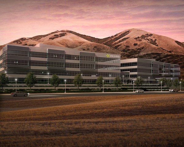 Exterior View of New Ancestry Headquarters