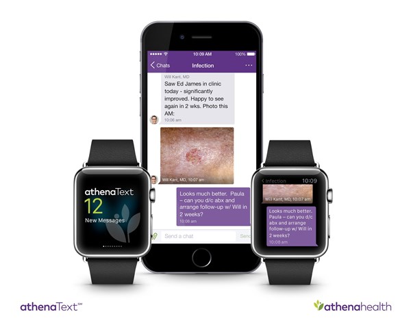 athenahealth Announces athenaText App for Apple Watch