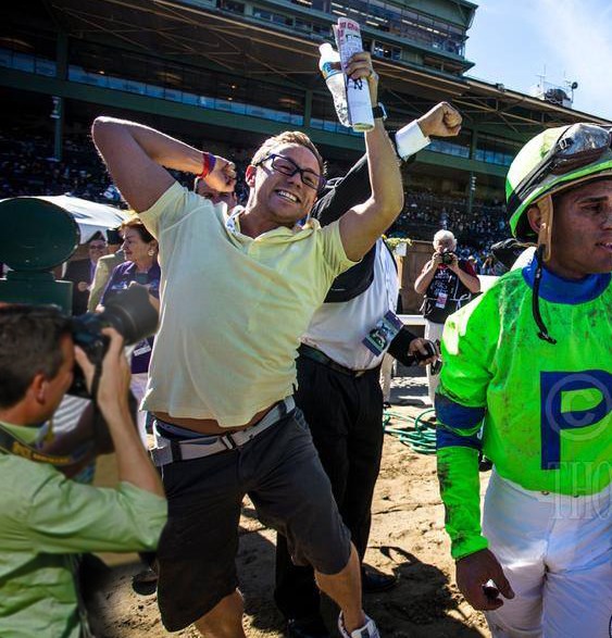 Zamo Captured Here Celebrating After His First Horse Won The Breeders Cup