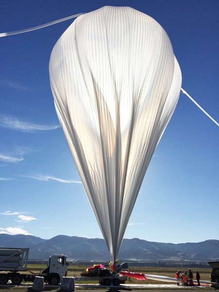 Raven Aerostar Super Pressure Balloon 2015 NASA Launch