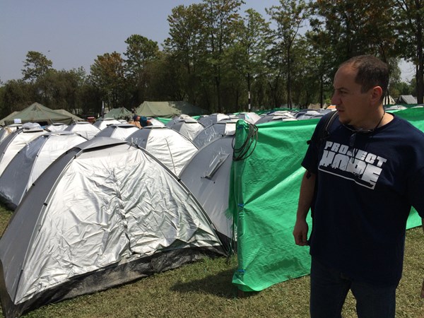 Communities Living in tents after earthquake in Nepal