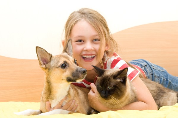 Spaying or neutering dogs and cats keeps them happy and healthy.