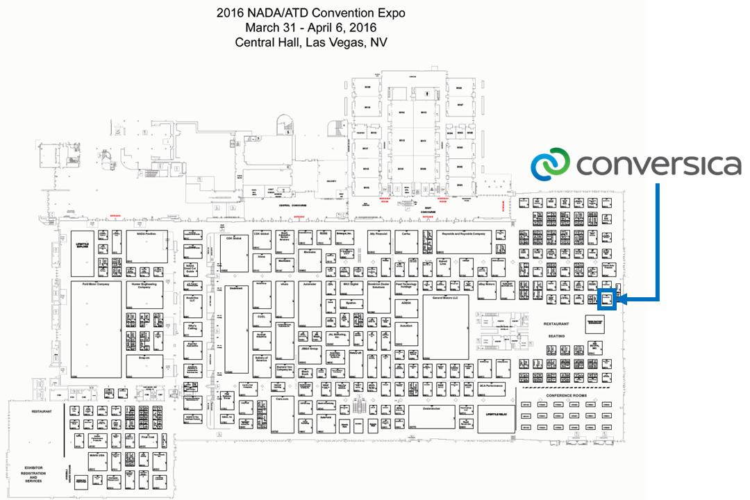NADA Booth Map