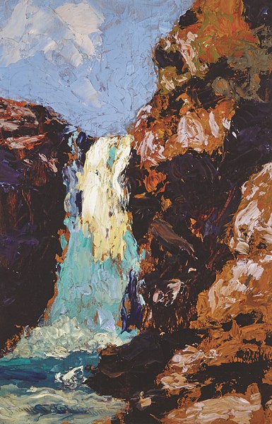Frank Hans Johnston - Waterfall, Algoma
