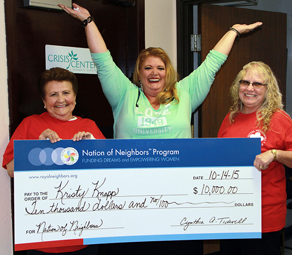 Kristy Knapp with chapter leaders-edited