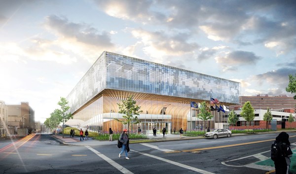 National Veterans Resource Complex at Syracuse University, conceptual rendering