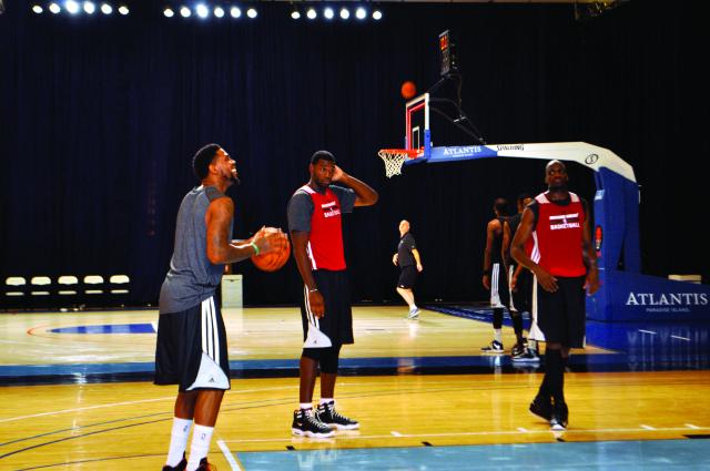 Miami Heat - Udonis Haslem at free throw line