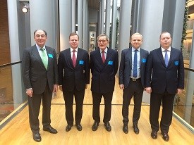 Chairmen and CEOs from major European energy companies representing the Magritte initiative gathered at the European Parliament