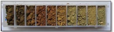 Fig. 6: Chip tray used to store geo-chemical samples.