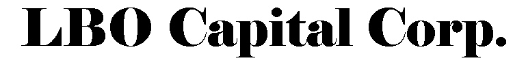 LBO Capital Corp. Logo