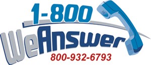 1-800 We Answer Logo
