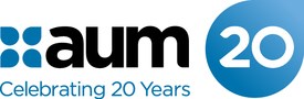 AUM 20 Years logo